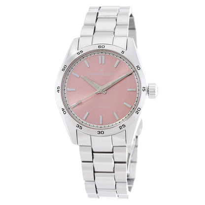 Hamilton Jazzmaster Performer Automatic Pink Dial Watch