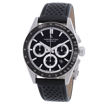 Hamilton Jazzmaster Performer Chronograph Automatic Black Dial Mens Watch