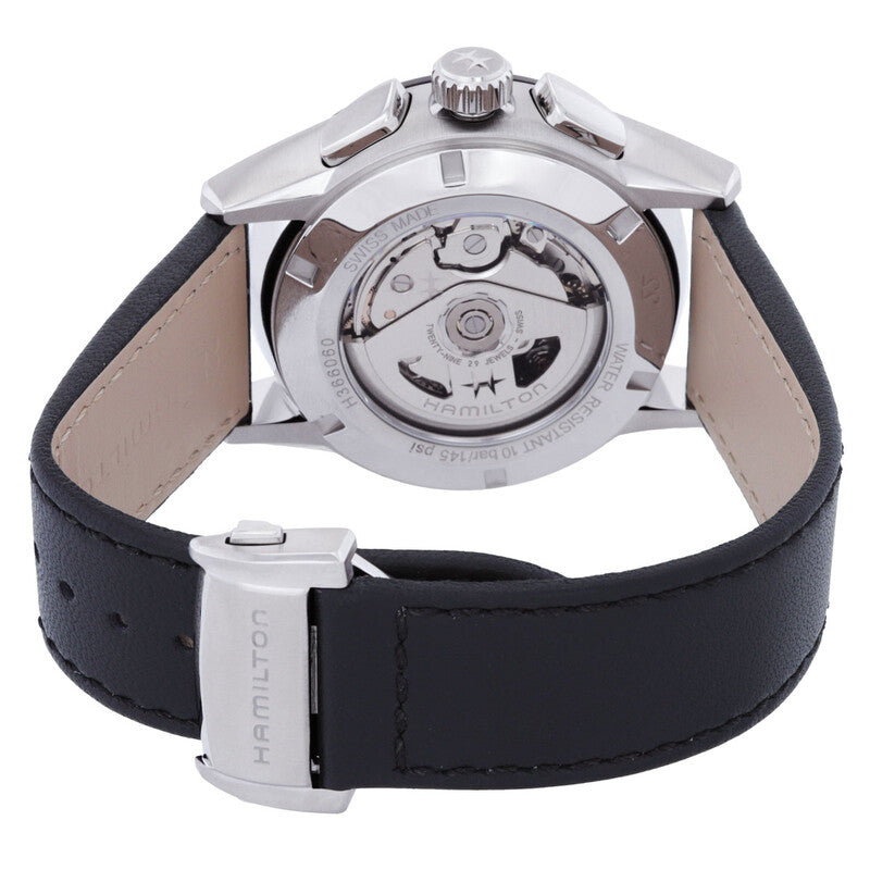 Hamilton Jazzmaster Performer Chronograph Automatic Black Dial Mens Watch