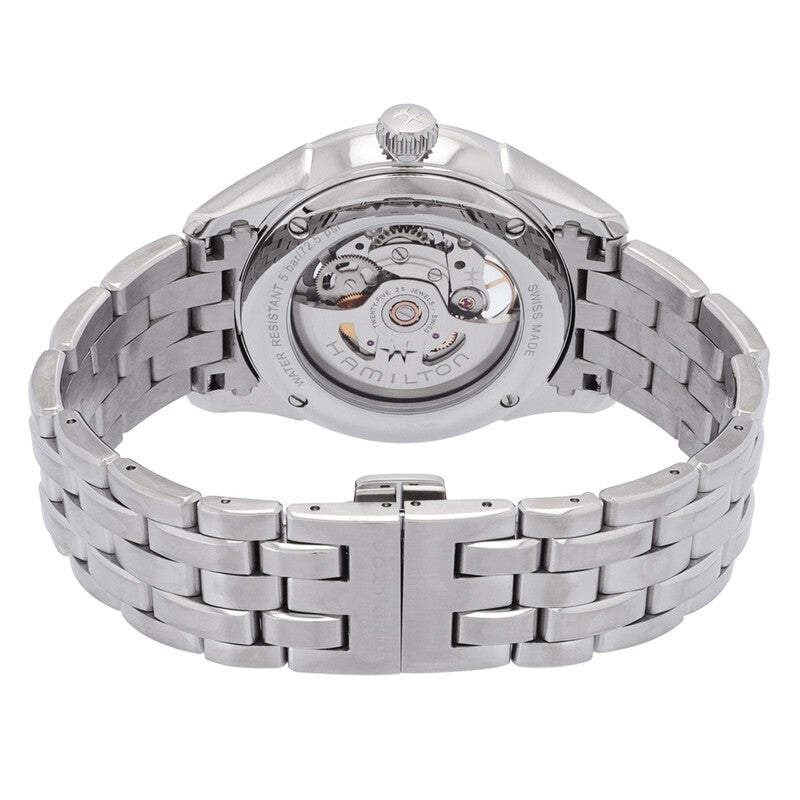 Hamilton Jazzmaster Skeleton Automatic Blue Dial Mens Watch
