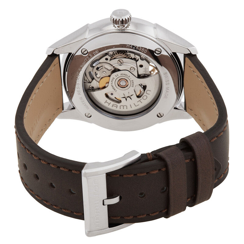 Hamilton Jazzmaster Skeleton Automatic Blue Dial Mens Watch