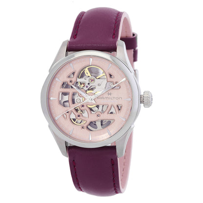 Hamilton Jazzmaster Skeleton Automatic Pink Dial Women's Watch