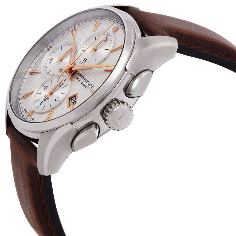 Hamilton Jazzmaster Spirit Of Liberty Chronograph Automatic Silver Dial Mens Watch H32596551