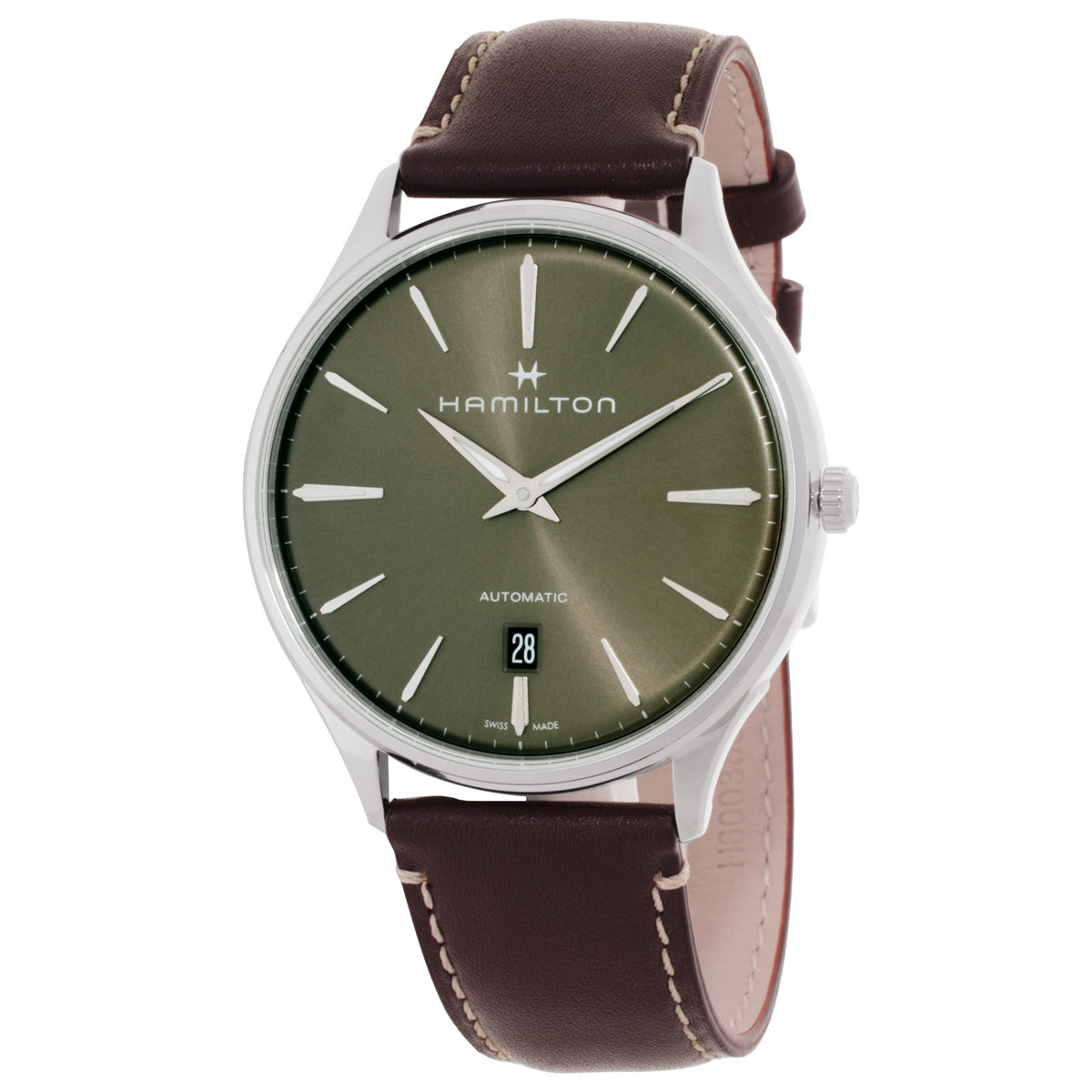 Hamilton Jazzmaster Thinline Automatic Green Dial Mens Watch