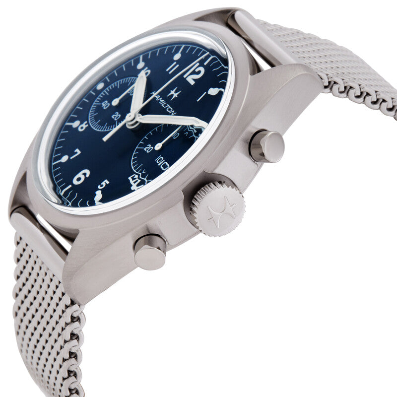 Hamilton Khaki Aviation Pilot Pioneer Chronograph Hand Wind Mens Watch