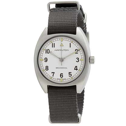Hamilton Khaki Aviation Pilot Pioneer Mechanical Hand Wind Silver Dial Mens Watch