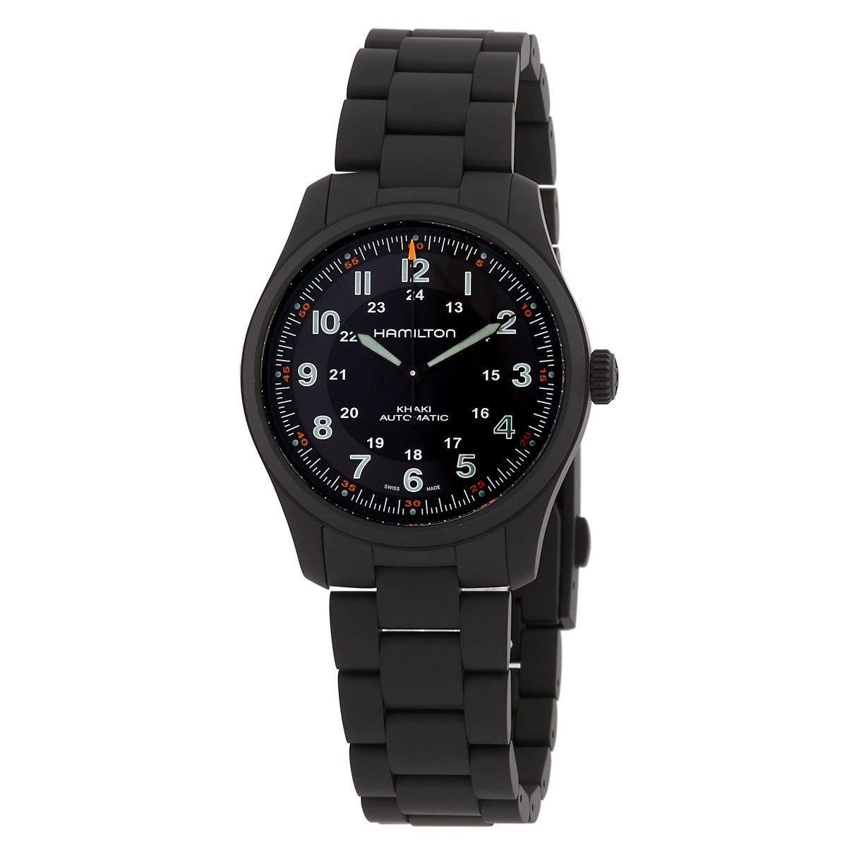 Hamilton Khaki Field Automatic Black Dial Mens Watch