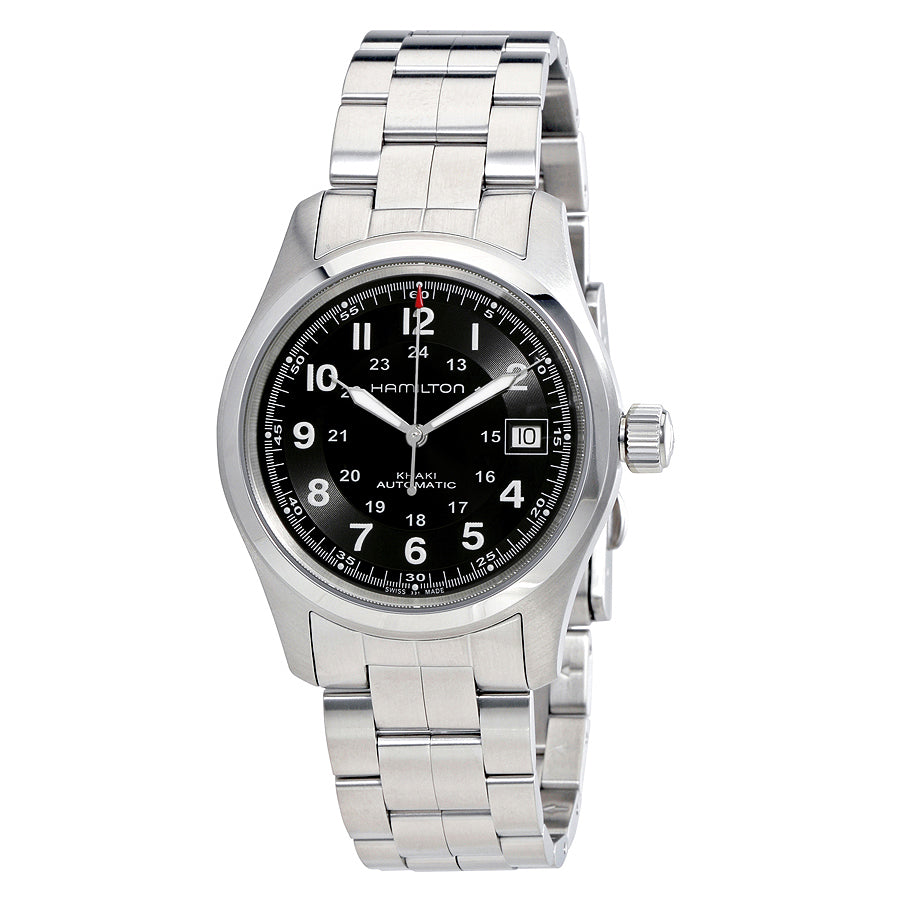 Hamilton Khaki Field Automatic Black Dial Mens Watch