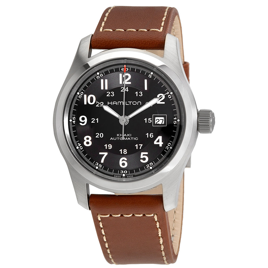 Hamilton Khaki Field Automatic Black Dial Mens Watch