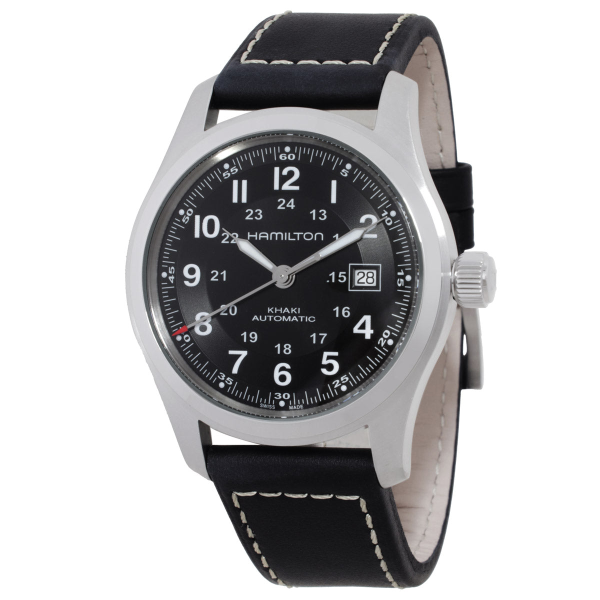 Hamilton Khaki Field Automatic Black Dial Mens Watch