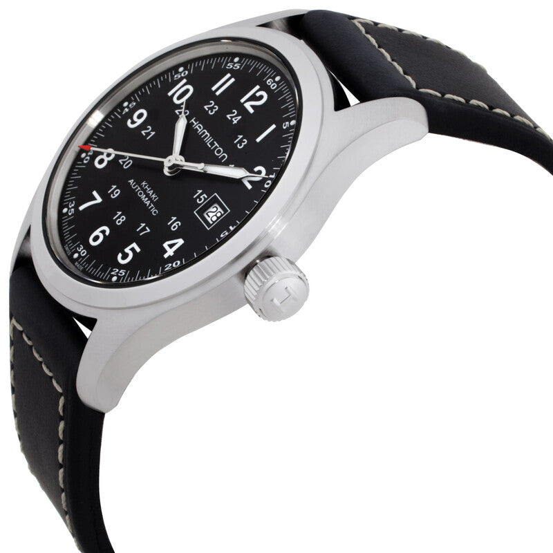 Hamilton Khaki Field Automatic Black Dial Mens Watch