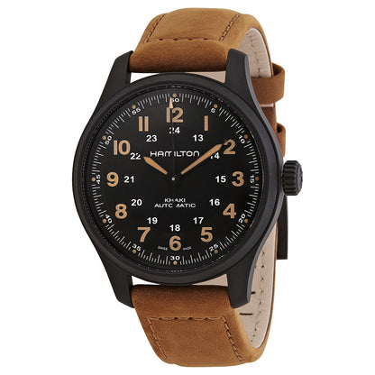 Hamilton Khaki Field Automatic Black Dial Mens Watch