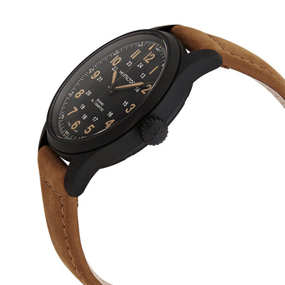 Hamilton Khaki Field Automatic Black Dial Mens Watch