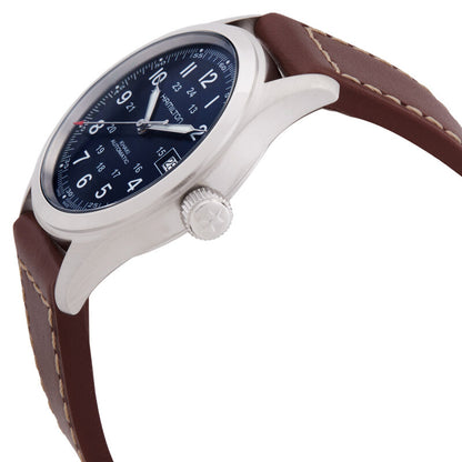 Hamilton Khaki Field Automatic Blue Dial Mens Watch