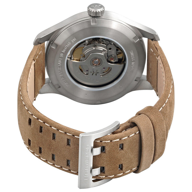 Hamilton Khaki Field Automatic Blue Dial Mens Watch