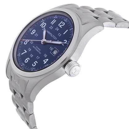 Hamilton Khaki Field Automatic Blue Dial Watch