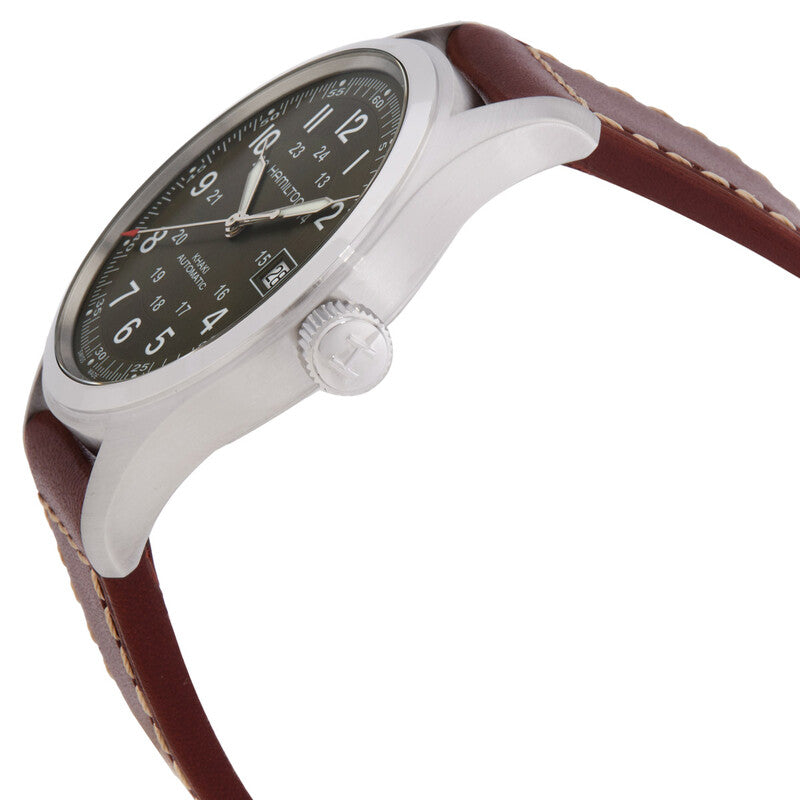 Hamilton Khaki Field Automatic Green Dial Mens Watch