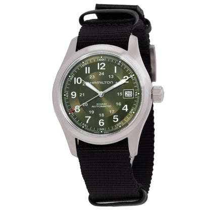 Hamilton Khaki Field Automatic Green Dial Mens Watch