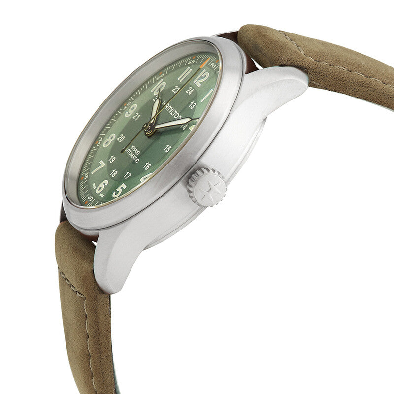 Hamilton Khaki Field Automatic Green Dial Unisex Watch