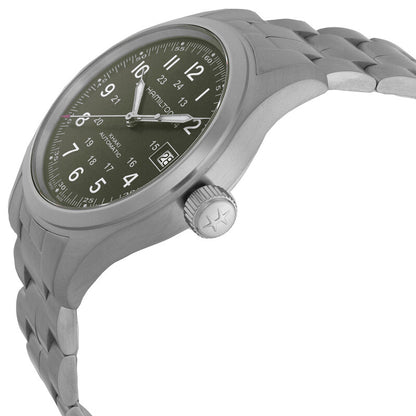 Hamilton Khaki Field Automatic Green Dial Watch
