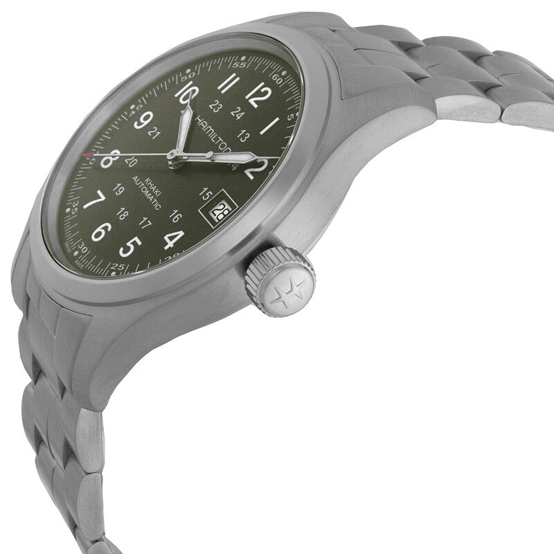 Hamilton Khaki Field Automatic Green Dial Watch