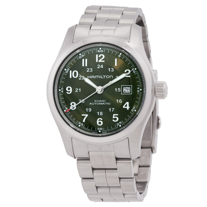 Hamilton Khaki Field Automatic Green Dial Watch