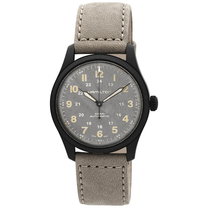 Hamilton Khaki Field Automatic Grey Dial Mens Watch