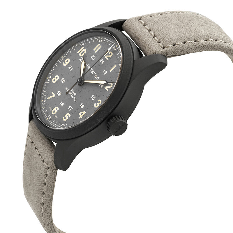 Hamilton Khaki Field Automatic Grey Dial Mens Watch