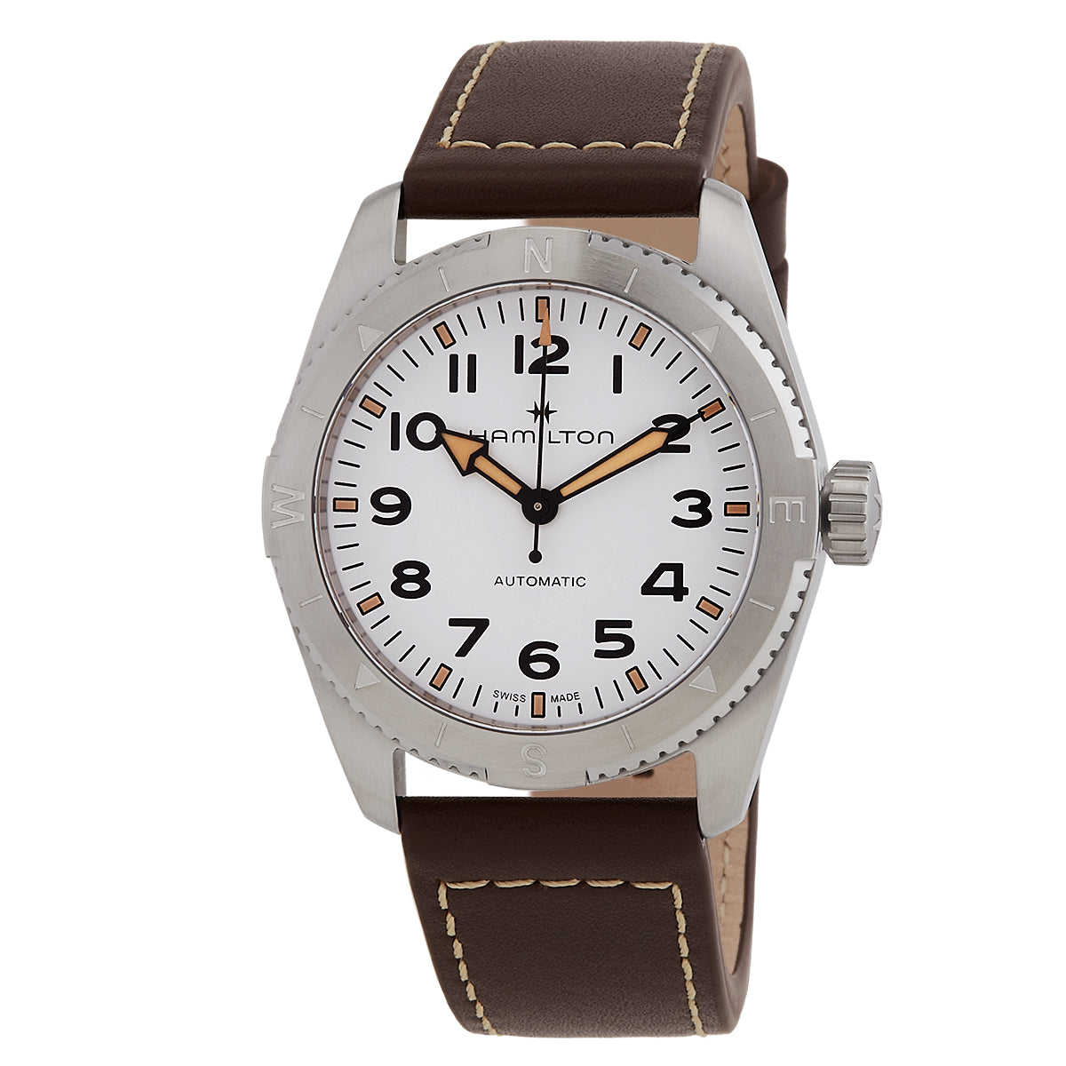 Hamilton Khaki Field Expedition Automatic White Dial Mens Watch