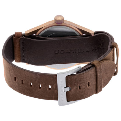 Hamilton Khaki Field Hand Wind Black Dial Mens Watch