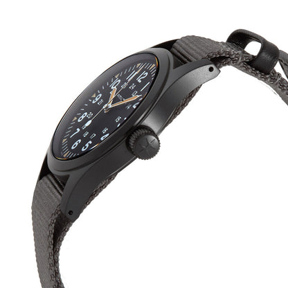 Hamilton Khaki Field Hand Wind Black Dial Mens Watch