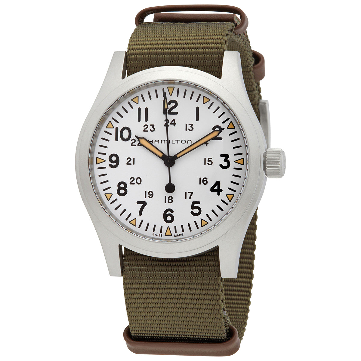 Hamilton Khaki Field Hand Wind Mens Watch
