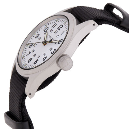 Hamilton Khaki Field Manual Wind White Dial Watch