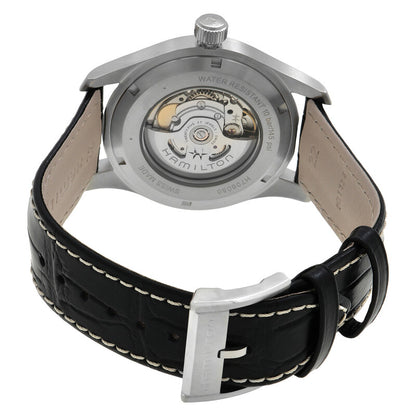 Hamilton Khaki Field Murph Automatic Black Dial Mens Watch Bundle