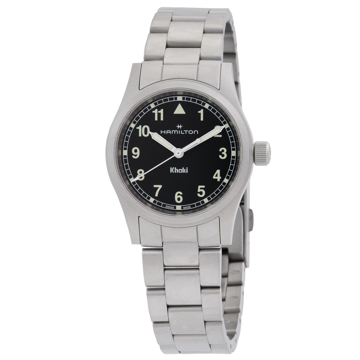 Hamilton Khaki Field Quartz Black Dial Women's Watch