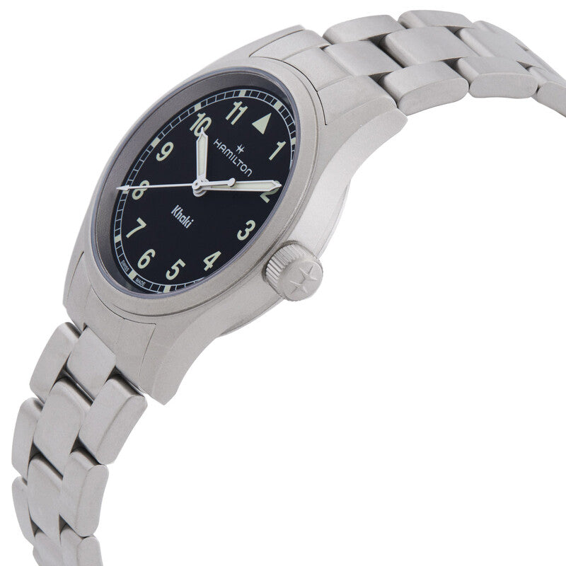 Hamilton Khaki Field Quartz Black Dial Women's Watch