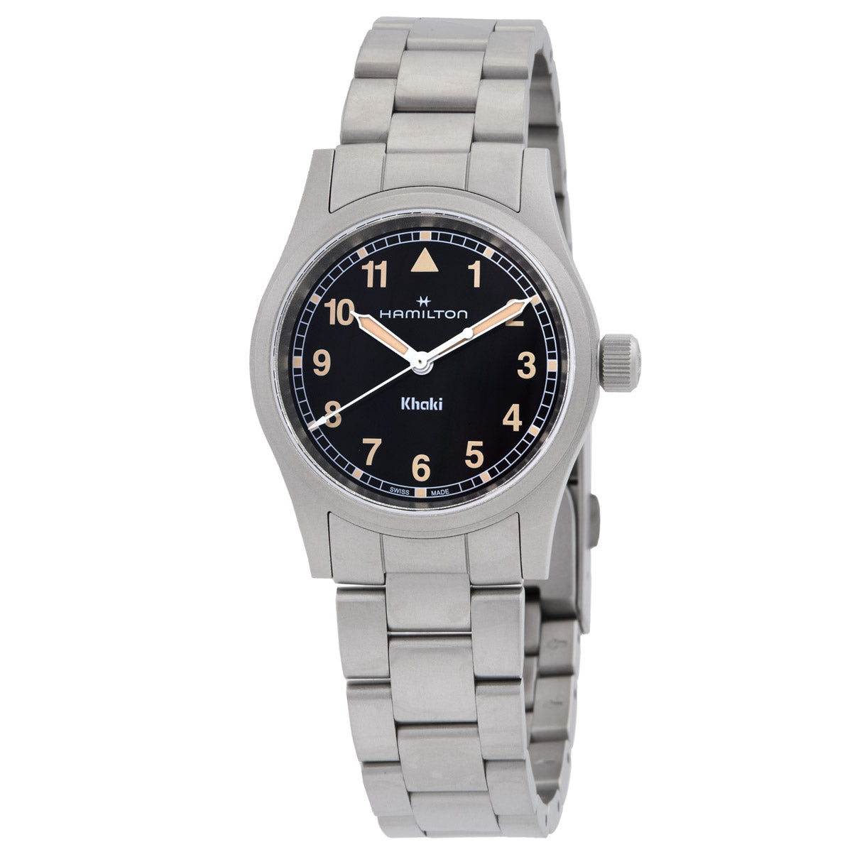 Hamilton Khaki Field Quartz Black Dial Women's Watch