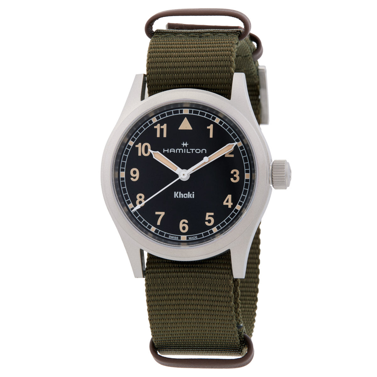 Hamilton Khaki Field Quartz Black Dial Watch