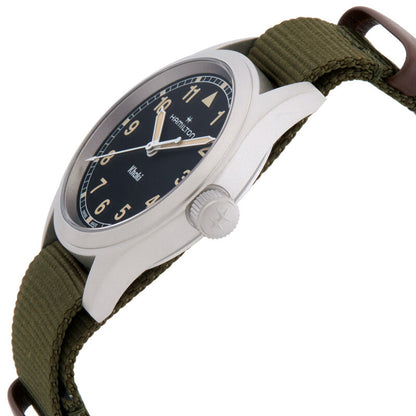 Hamilton Khaki Field Quartz Black Dial Watch