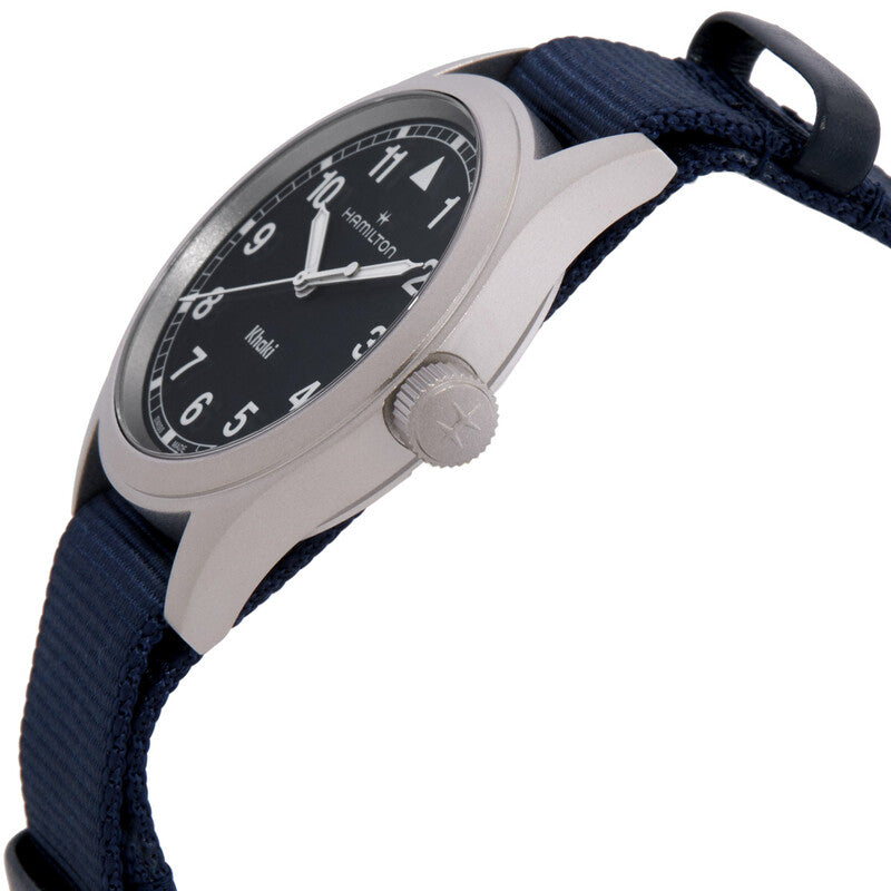 Hamilton Khaki Field Quartz Black Dial Watch