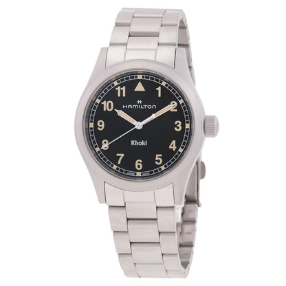 Hamilton Khaki Field Quartz Black Dial Watch