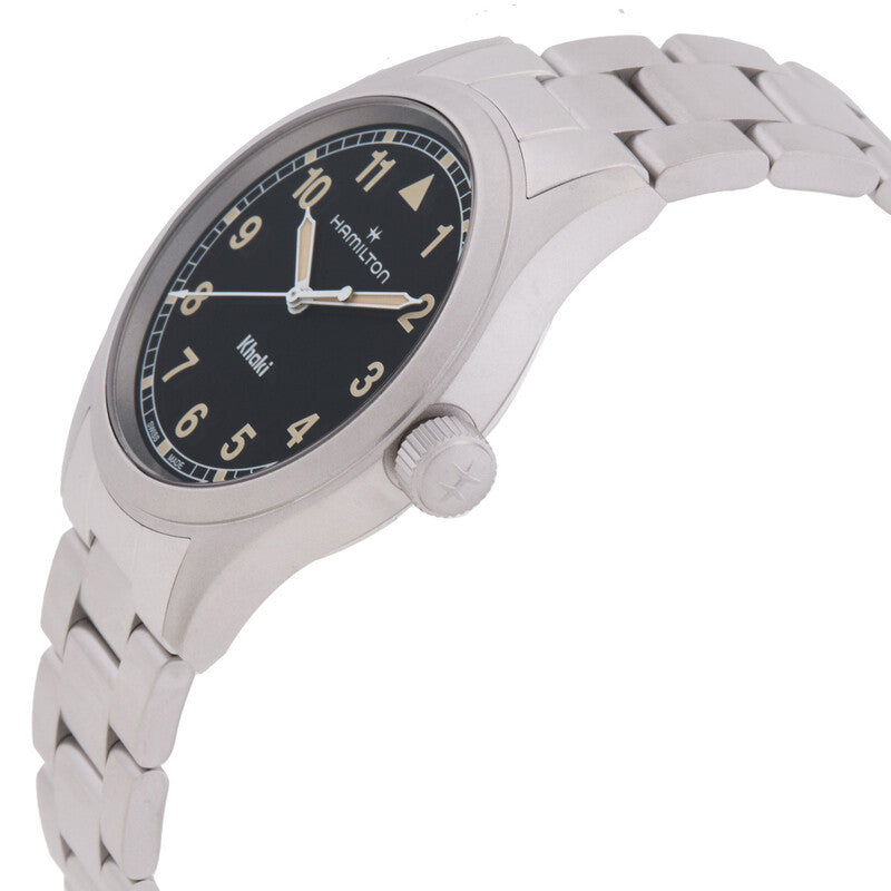 Hamilton Khaki Field Quartz Black Dial Watch