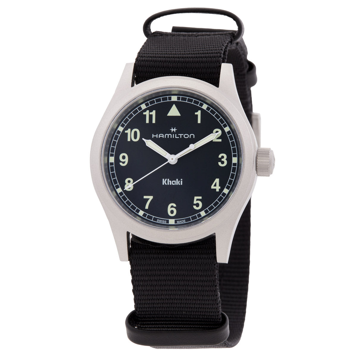 Hamilton Khaki Field Quartz Black Dial Watch