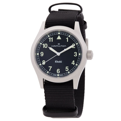 Hamilton Khaki Field Quartz Black Dial Watch