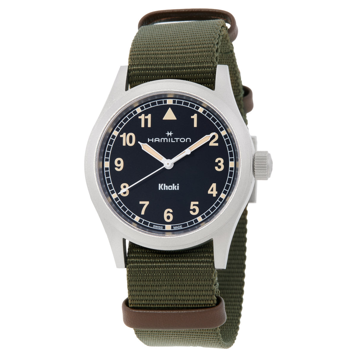 Hamilton Khaki Field Quartz Black Dial Watch
