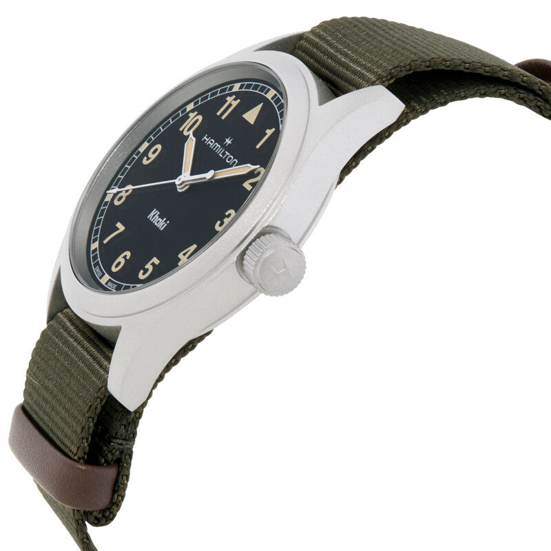Hamilton Khaki Field Quartz Black Dial Watch