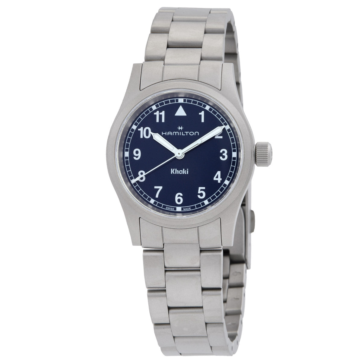 Hamilton Khaki Field Quartz Blue Dial Women's Watch