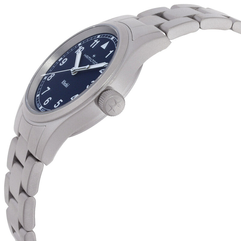 Hamilton Khaki Field Quartz Blue Dial Women's Watch