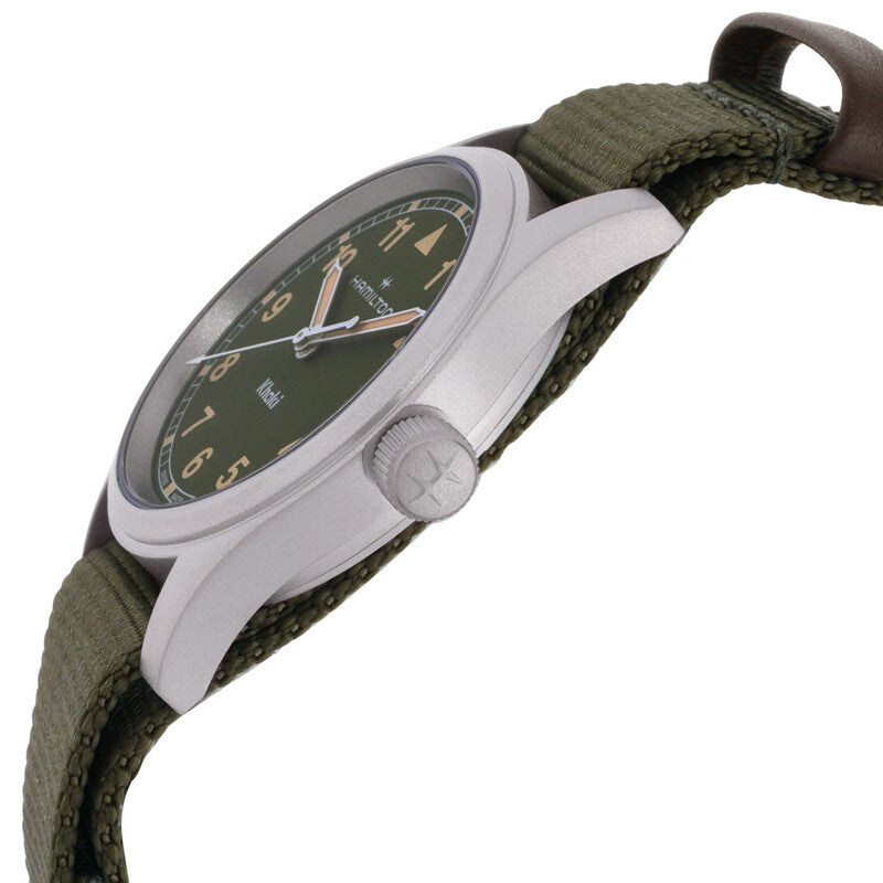 Hamilton Khaki Field Quartz Green Dial Women's Watch