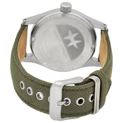 Hamilton Khaki Field Mechanical Green Dial Mens Watch